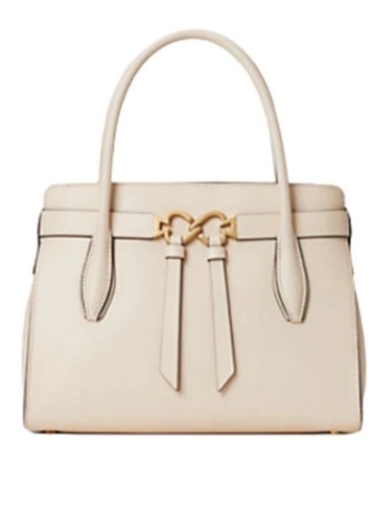 kate spade Handbags - kate spade Cream Leather Satchel with Gold Hardware